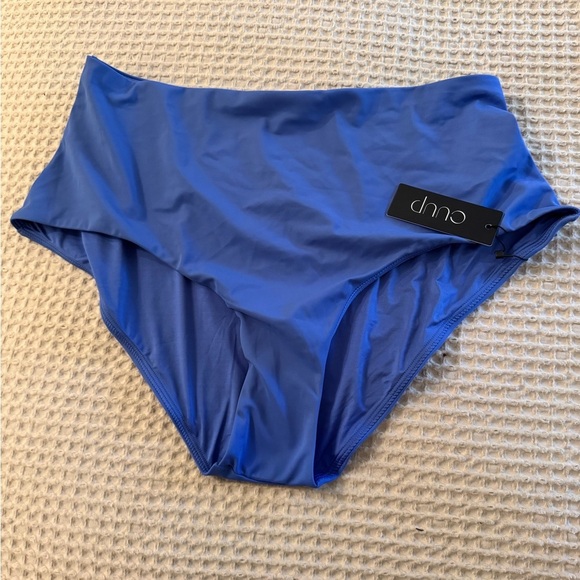 NEW Cuup The Tap Swim Bikini Bottoms Iris Blue Size Full Coverage XXL (6) NWT - Picture 3 of 6